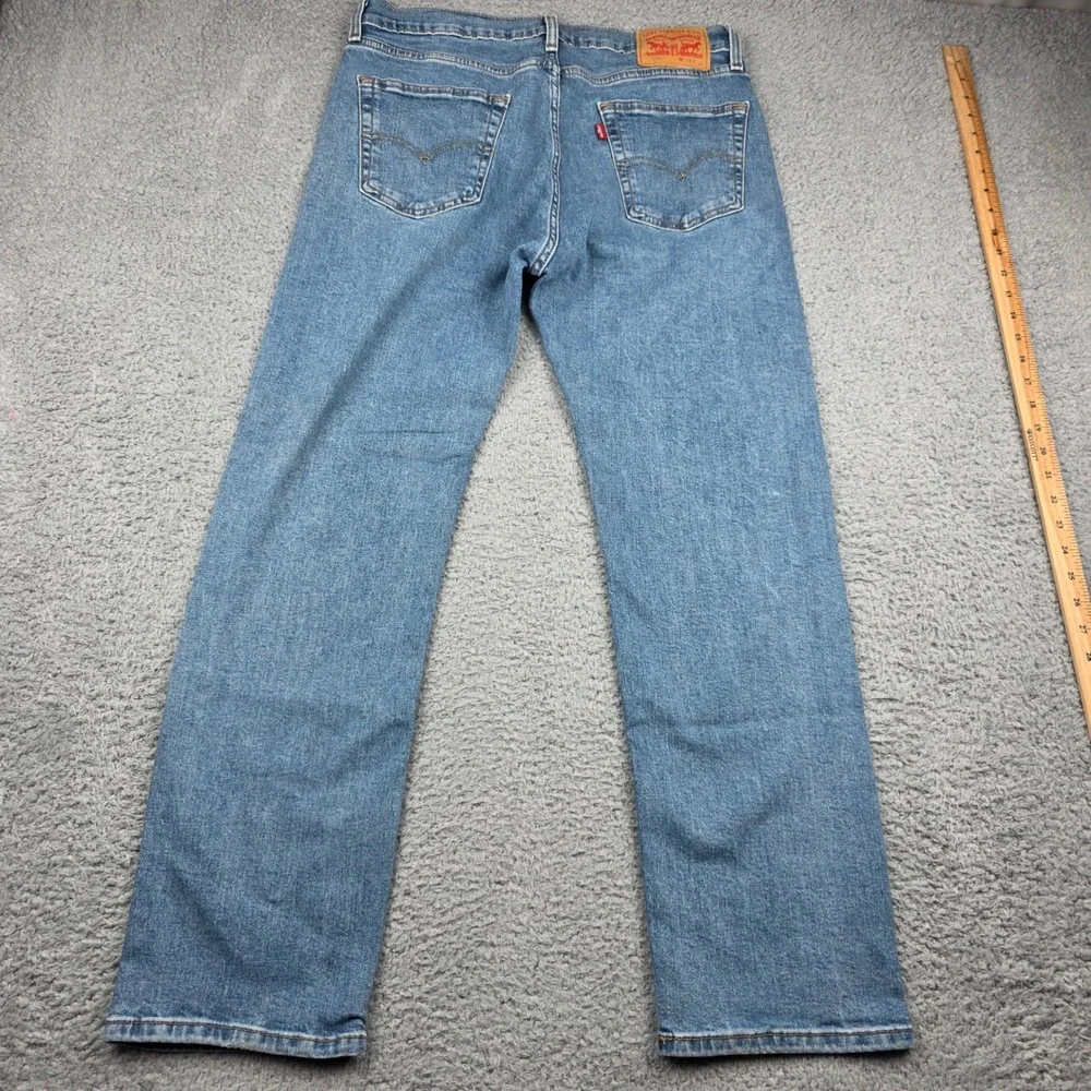 Levi's 505 Regular Fit Jeans‎ Mens 34x30 Blue Stretch Denim WaterLess